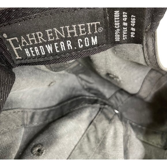 Surprise Camden Maine Fahrenheit Headwear Baseball Cap Gray Cutter Ship Cotton - Picture 4 of 6